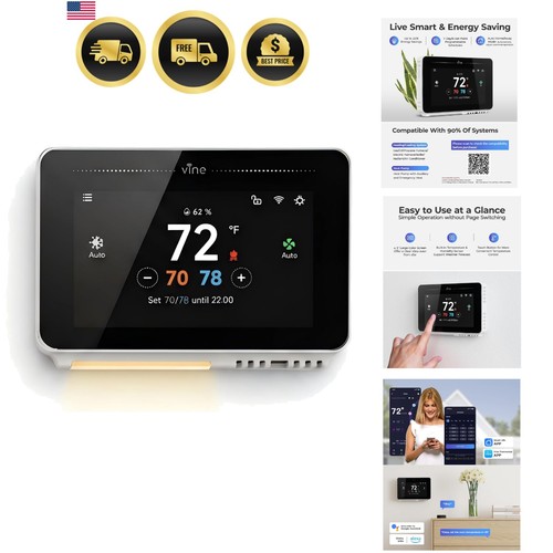 Termostato wifi smart con luce - wifi,