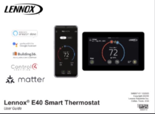 Nuovo lennox e40 termostato - nuovo,